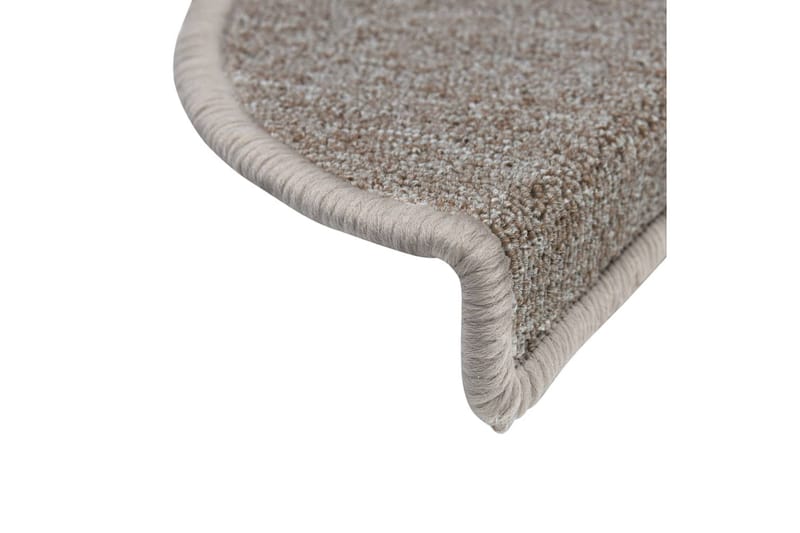 15 st Trappstegsmattor taupe 65x24x4 cm - Brun - Textilier & mattor - Mattor - Specialmatta - Trappstegsmattor