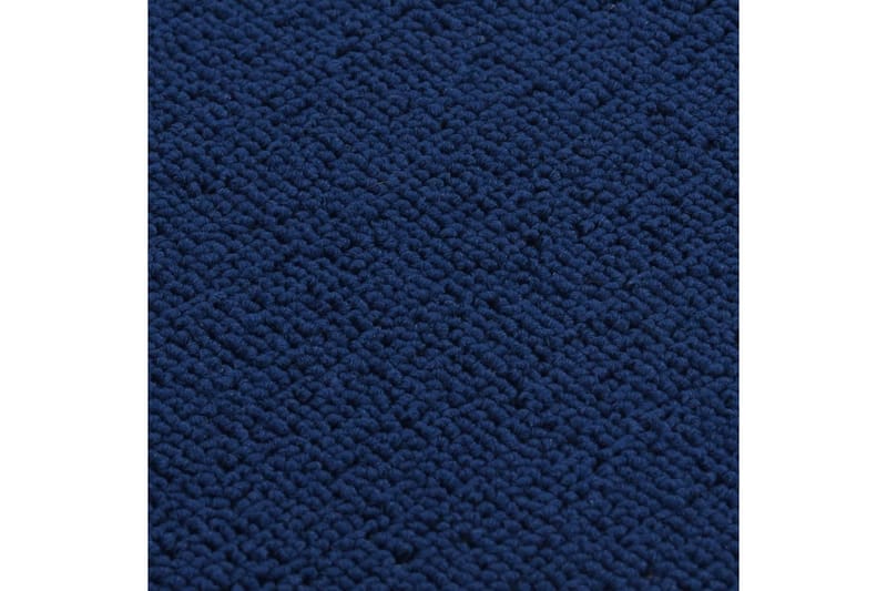 Trappstegmattor 15 st 60x25 cm marinblå halkfri - Blå - Textilier & mattor - Mattor - Specialmatta - Trappstegsmattor