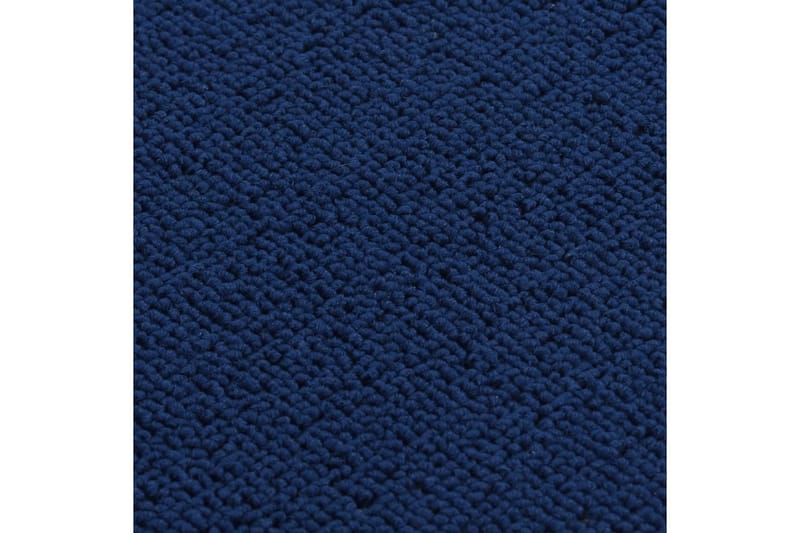 Trappstegmattor 15 st 75x20 cm marinblå halkfri - Blå - Trappstegsmattor