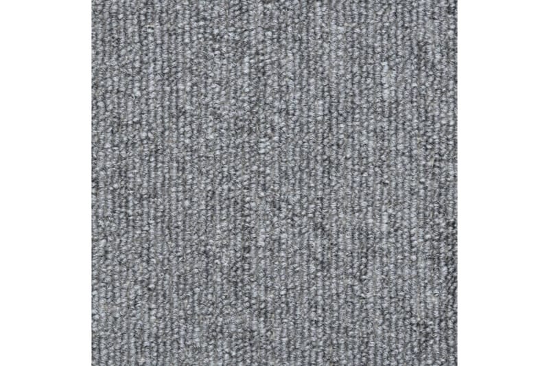 Trappstegsmattor 10 st 56x20 cm ljusgrå - Grå - Textilier & mattor - Mattor - Specialmatta - Trappstegsmattor