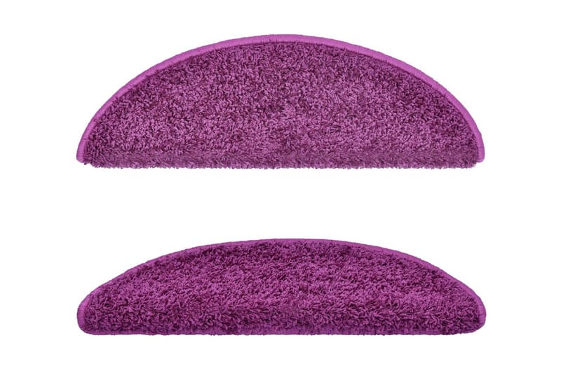 Trappstegsmattor 10 st 56x20 cm violett - Lila - Textilier & mattor - Mattor - Specialmatta - Trappstegsmattor