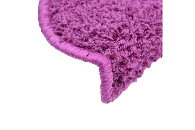Trappstegsmattor 10 st 56x20 cm violett - Lila - Textilier & mattor - Mattor - Specialmatta - Trappstegsmattor