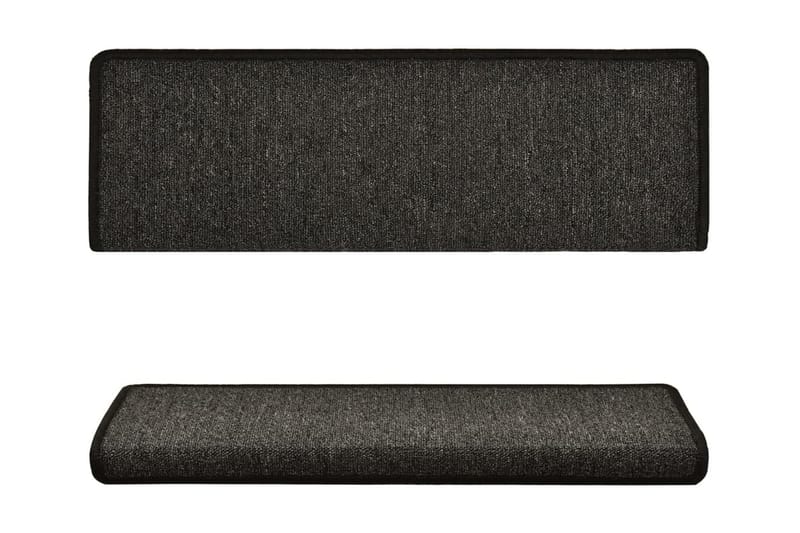 Trappstegsmattor 15 st 65x25 cm antracit - Grå - Textilier & mattor - Mattor - Specialmatta - Trappstegsmattor