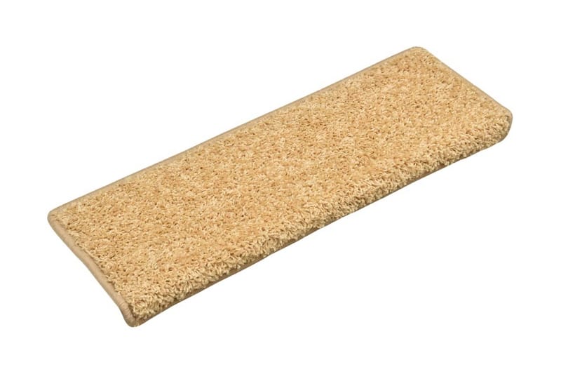 Trappstegsmattor 15 st 65x25 cm beige - Beige - Textilier & mattor - Mattor - Specialmatta - Trappstegsmattor