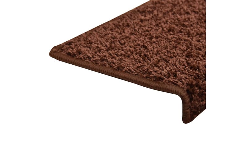 Trappstegsmattor 15 st 65x25 cm brun - Brun - Textilier & mattor - Mattor - Specialmatta - Trappstegsmattor