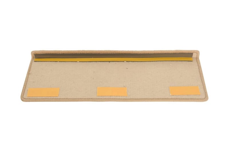 Trappstegsmattor 15 st 65x25 cm guld - Guld - Textilier & mattor - Mattor - Specialmatta - Trappstegsmattor