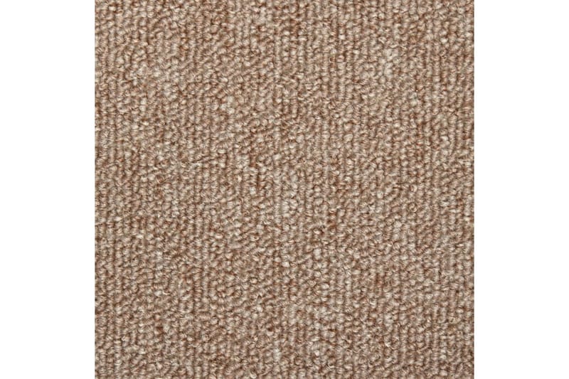 Trappstegsmattor 15 st 65x25 cm ljusbrun - Brun - Textilier & mattor - Mattor - Specialmatta - Trappstegsmattor