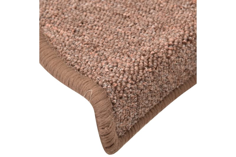 Trappstegsmattor 15 st brun 65x24x4 cm - Brun - Textilier & mattor - Mattor - Specialmatta - Trappstegsmattor