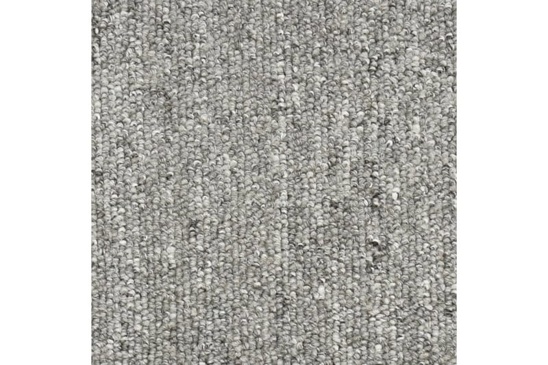 Trappstegsmattor 15 st ljusgrå 65x24x4 cm - Grå - Textilier & mattor - Mattor - Specialmatta - Trappstegsmattor