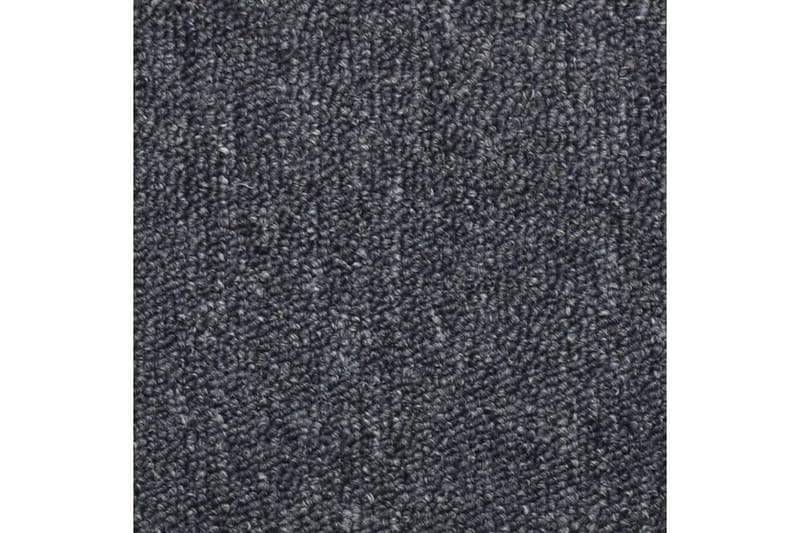 Trappstegsmattor 15 st mörkgrå och blå 65x24x4 cm - Grå - Textilier & mattor - Mattor - Specialmatta - Trappstegsmattor