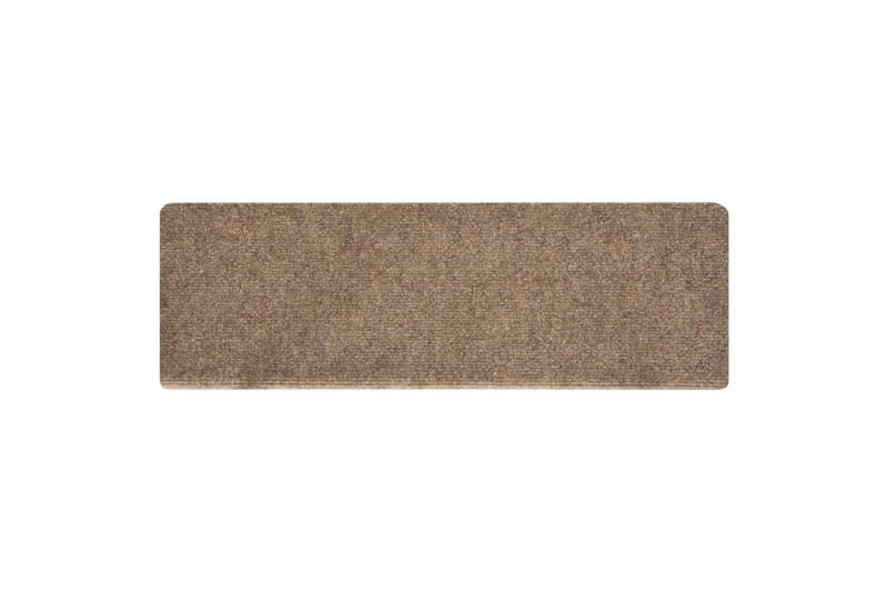 Trappstegsmattor 15 st nålad 65x25 cm gräddvit - Vit - Textilier & mattor - Mattor - Specialmatta - Trappstegsmattor