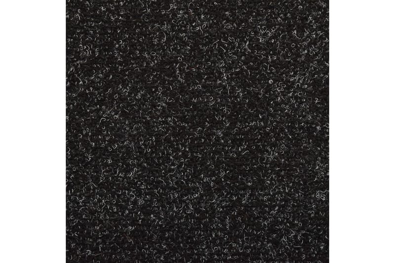 Trappstegsmattor 15 st nålad 65x25 cm svart - Svart - Textilier & mattor - Mattor - Specialmatta - Trappstegsmattor