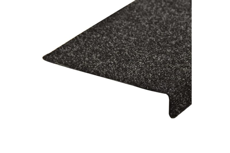 Trappstegsmattor 15 st nålad 65x25 cm svart - Svart - Textilier & mattor - Mattor - Specialmatta - Trappstegsmattor