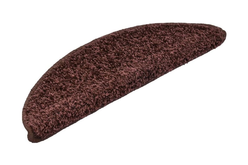 Trappstegsmattor 5 st 56x20 cm brun - Brun - Textilier & mattor - Mattor - Specialmatta - Trappstegsmattor