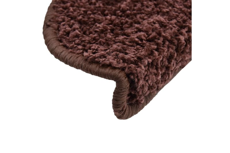 Trappstegsmattor 5 st 56x20 cm brun - Brun - Textilier & mattor - Mattor - Specialmatta - Trappstegsmattor