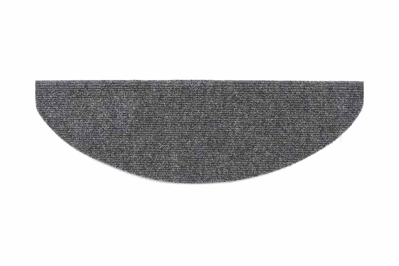 Trappstegsmattor självhäftande 10 st ljusgrå 65x21x4 cm brod - Grå - Textilier & mattor - Mattor - Specialmatta - Trappstegsmattor