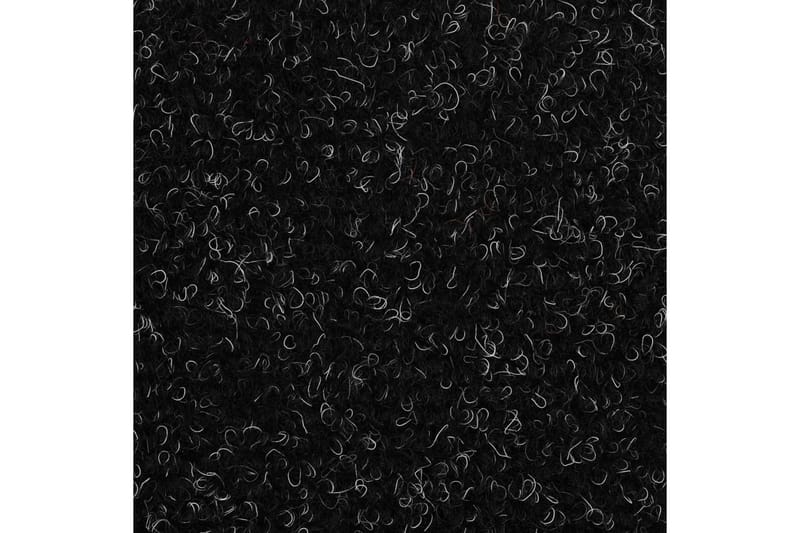 Trappstegsmattor självhäftande 10 st svart 65x21x4 cm brodyr - Svart - Textilier & mattor - Mattor - Specialmatta - Trappstegsmattor