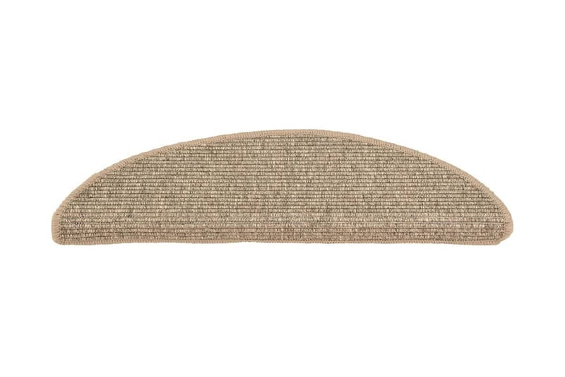 Trappstegsmattor självhäftande 15 st 56x20 cm mörkbeige - Beige - Textilier & mattor - Mattor - Specialmatta - Trappstegsmattor