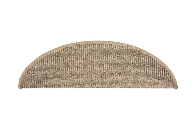 Trappstegsmattor självhäftande 15 st 56x20 cm mörkbeige - Beige - Textilier & mattor - Mattor - Specialmatta - Trappstegsmattor