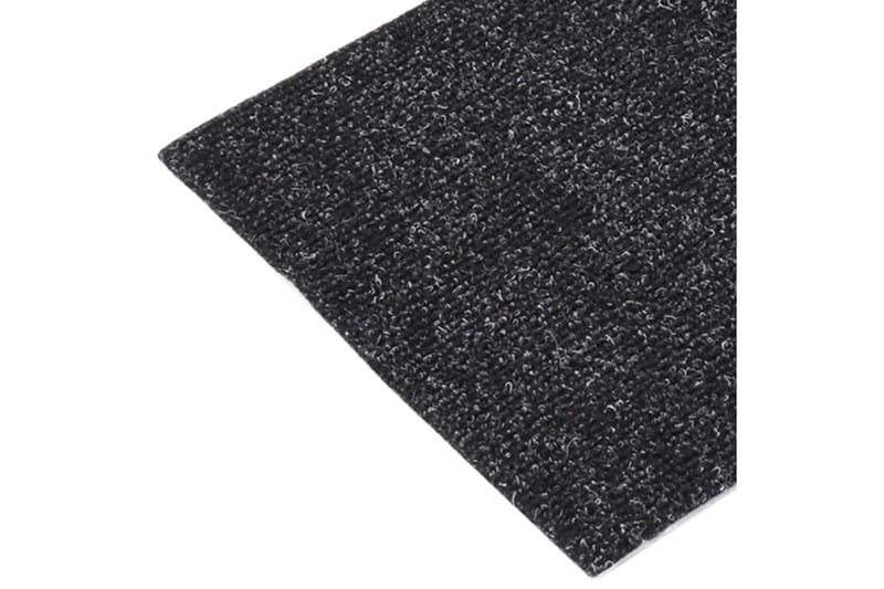 Trappstegsmattor självhäftande 15 st 60x25 cm svart - Svart - Textilier & mattor - Mattor - Specialmatta - Trappstegsmattor