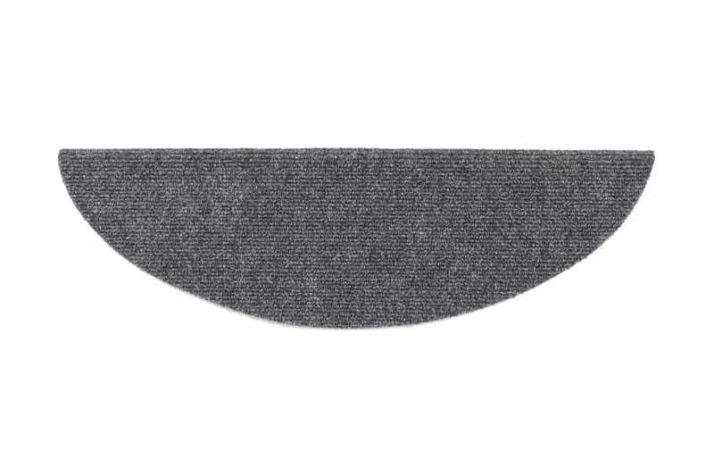 Trappstegsmattor självhäftande 15 st brodyr 56x17x3 cm ljusg - Grå - Textilier & mattor - Mattor - Specialmatta - Trappstegsmattor