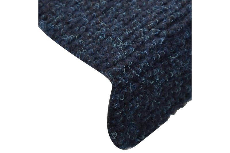 Trappstegsmattor självhäftande 15 st marinblå 65x21x4 cm bro - Blå - Textilier & mattor - Mattor - Specialmatta - Trappstegsmattor