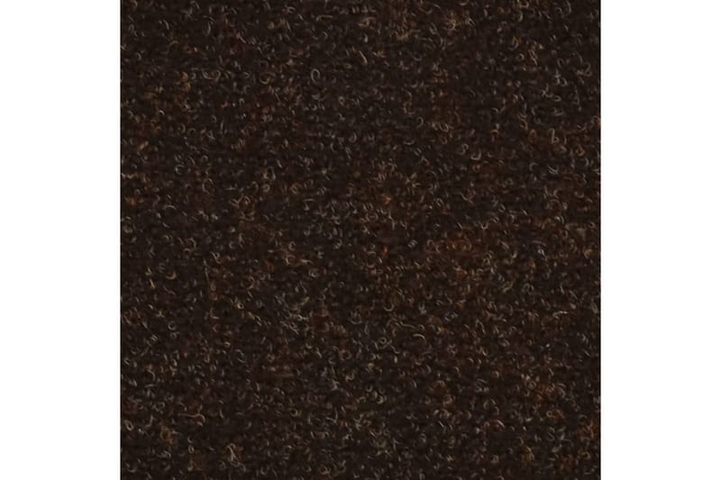 Trappstegsmattor självhäftande 5 st brun 65x21x4 cm brodyr - Brun - Textilier & mattor - Mattor - Specialmatta - Trappstegsmattor