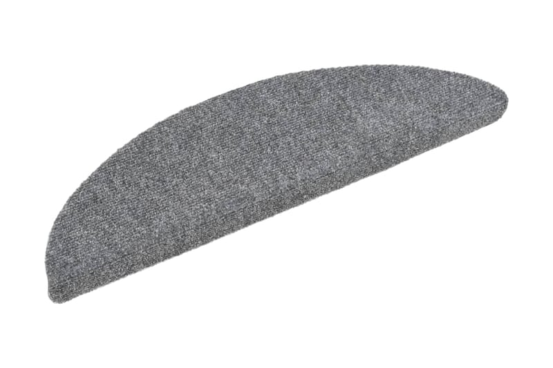 Trappstegsmattor självhäftande 5 st ljusgrå 56x17x3 cm brody - Grå - Textilier & mattor - Mattor - Specialmatta - Trappstegsmattor
