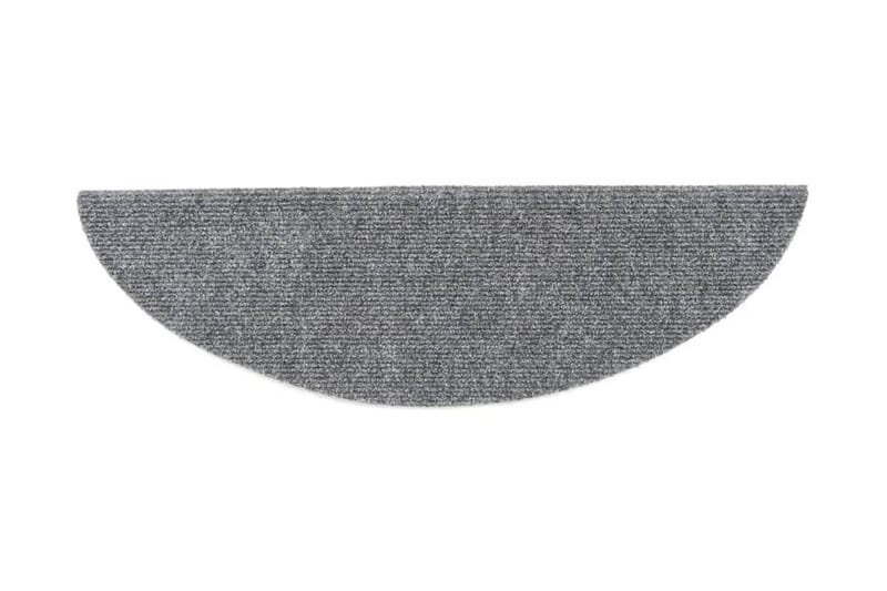 Trappstegsmattor självhäftande 5 st ljusgrå 56x17x3 cm brody - Grå - Textilier & mattor - Mattor - Specialmatta - Trappstegsmattor