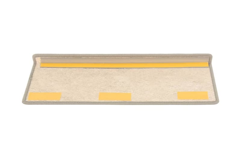 Trappstegsmattor självhäftande sisal 15 st 65x25 cm beige - Beige - Trappstegsmattor