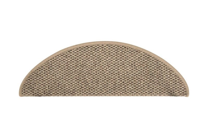Trappstegsmattor självhäftande sisal 15 st 65x25 cm - Beige - Textilier & mattor - Mattor - Specialmatta - Trappstegsmattor
