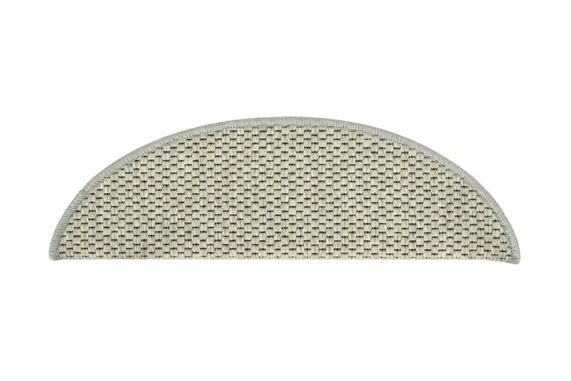 Trappstegsmattor självhäftande sisal 15 st 65x25 cm grå - Gr�å - Textilier & mattor - Mattor - Specialmatta - Trappstegsmattor