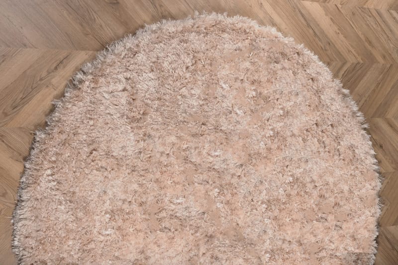 Natta Matta Rund 200 cm - Beige - Textilier & mattor - Mattor - Modern matta - Ryamattor