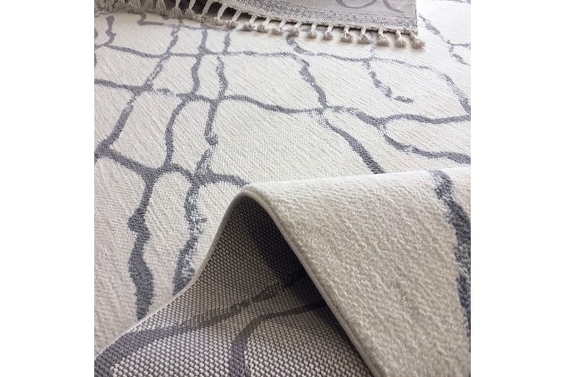 TACETTIN Matta 200x290 cm Vit/Grå - Textilier & mattor - Mattor