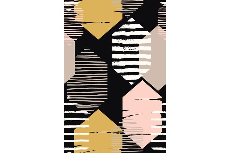 TENZILE Matta 80x150 cm Flerfärgad - Mattor - Små mattor