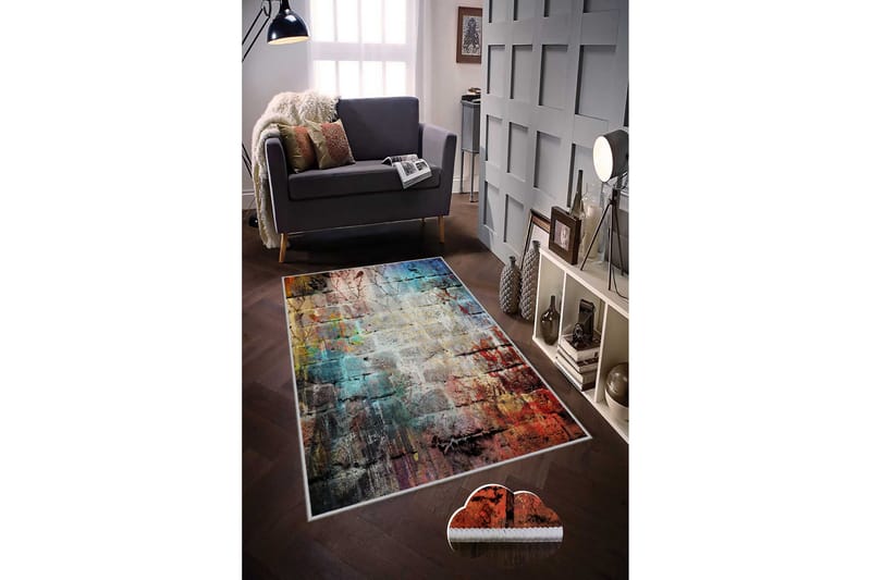 TENZILE Matta 80x150 cm Flerfärgad - Textilier & mattor - Mattor