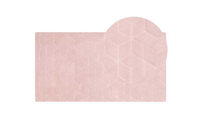 Thatta Skinnmatta 80x150 cm Rosa - Textilier & mattor - Mattor - Modern matta - Ryamattor