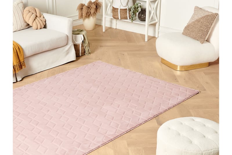 Thatta Skinnmatta 80x150 cm Rosa - Textilier & mattor - Mattor - Fällar & skinnmattor
