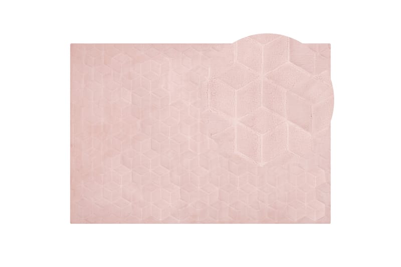 Thatta Skinnmatta 80x150 cm Rosa - Textilier & mattor - Mattor - Fällar & skinnmattor