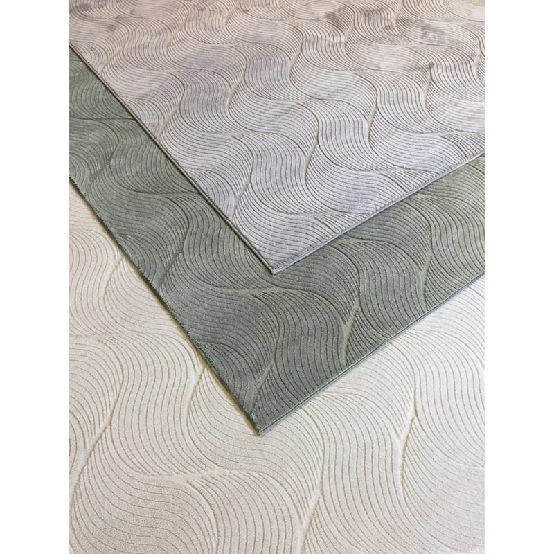 Tvättbar Matta Castello Wave - Green - Textilier & mattor - Mattor - Flatvävda mattor