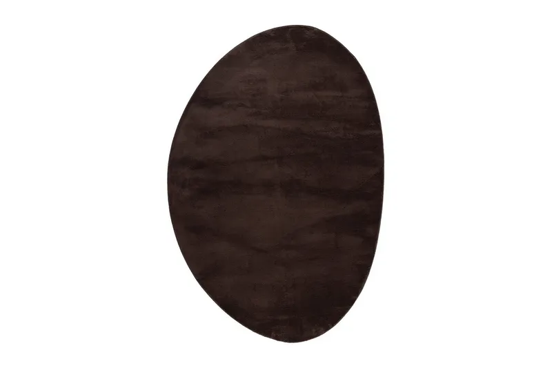 Tvättbar Matta Soft Shape, 160x230 cm, Choklad