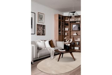 Tvättbar Matta Soft Shape - 160x230 cm, Melerad Linne - Textilier & mattor - Mattor - Flatvävda mattor