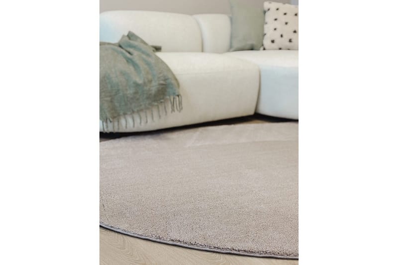 Tvättbar Matta Soft Shape - 200x290 cm, Melerad Linne - Textilier & mattor - Mattor - Flatvävda mattor