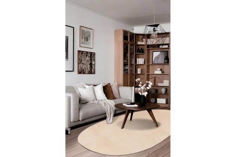 Tvättbar Matta Soft Shape - 200x290 cm, Natur - Textilier & mattor - Mattor - Flatvävda mattor