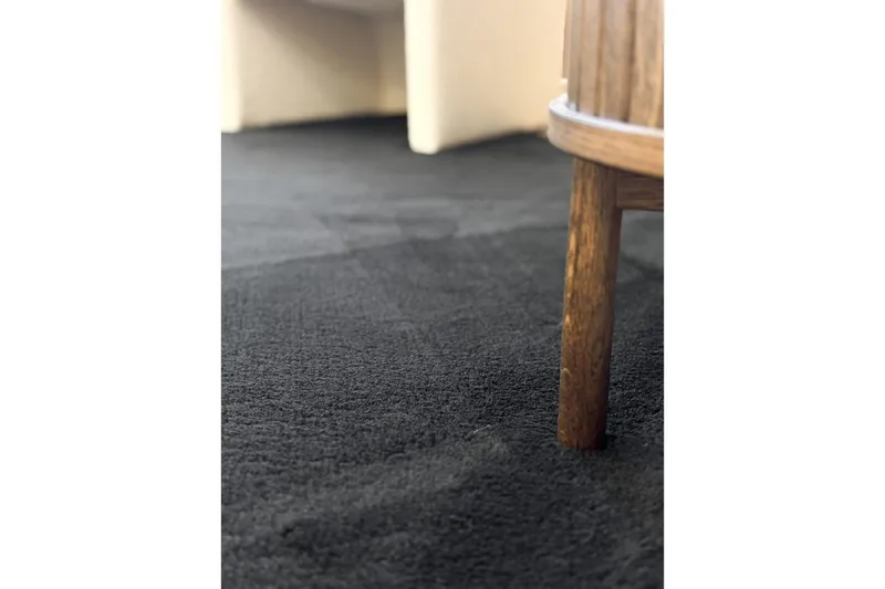 Tvättbar Matta Soft Shape - 200x290 cm, Svart - Textilier & mattor - Mattor - Flatvävda mattor