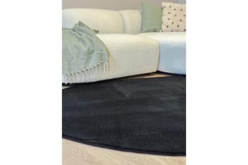 Tvättbar Matta Soft Shape - 200x290 cm, Svart - Textilier & mattor - Mattor - Flatvävda mattor