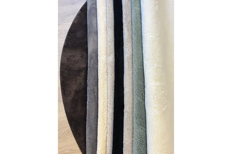 Tvättbar Matta Soft Shape - 200x290 cm, Svart - Textilier & mattor - Mattor - Flatvävda mattor