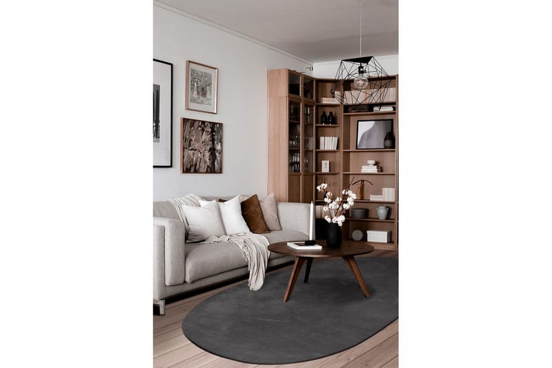 Tvättbar Matta Soft Shape - 240x340 cm, Grafit - Textilier & mattor - Mattor - Flatvävda mattor