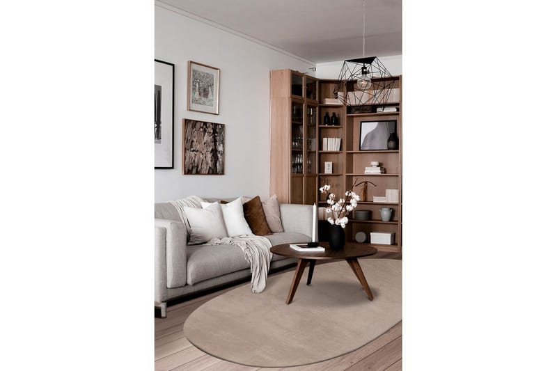 Tvättbar Matta Soft Shape - 240x340 cm, Greige - Textilier & mattor - Mattor - Flatvävda mattor