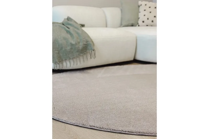 Tvättbar Matta Soft Shape - 240x340 cm, Melerad Linne - Textilier & mattor - Mattor - Flatvävda mattor